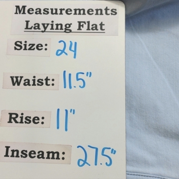 Guess Nova Ultra High Rise Skinny Jeans in Bleached Out Light Blue Wash Size 24 - Picture 8 of 8